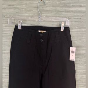NWT Maeve Anthropologie Black Pants